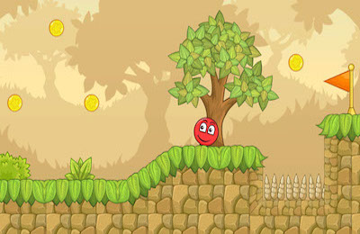 Red Bounce Ball 5 - Techgrapple Games