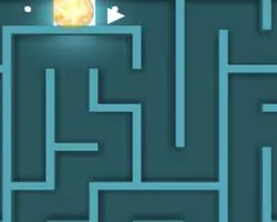 maze path to light