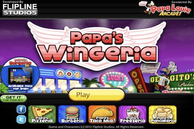 Papa's Wingeria - TechGrapple Games