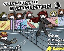 Stick Figure Badminton 3