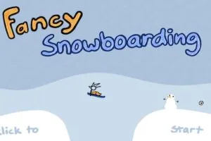 fancy snowboarding
