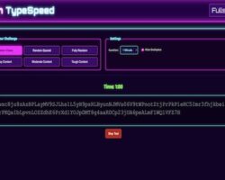 Neon Typespeed